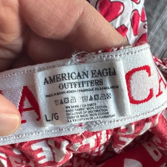 American Eagle Valentine's boxer set - Picture 3 of 3
